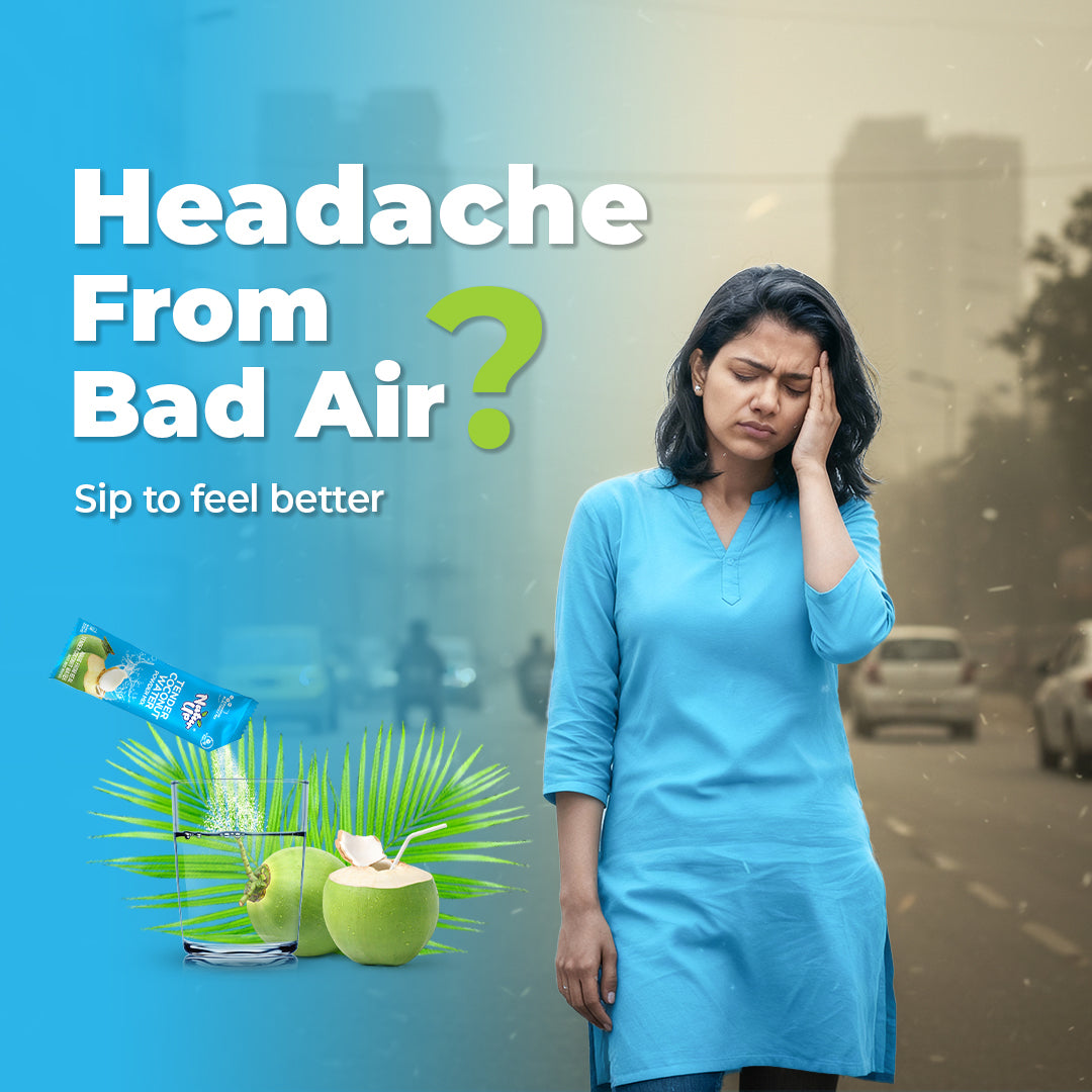 NATURUP Coconut Water Powder | Pollution Day Hydration Mix